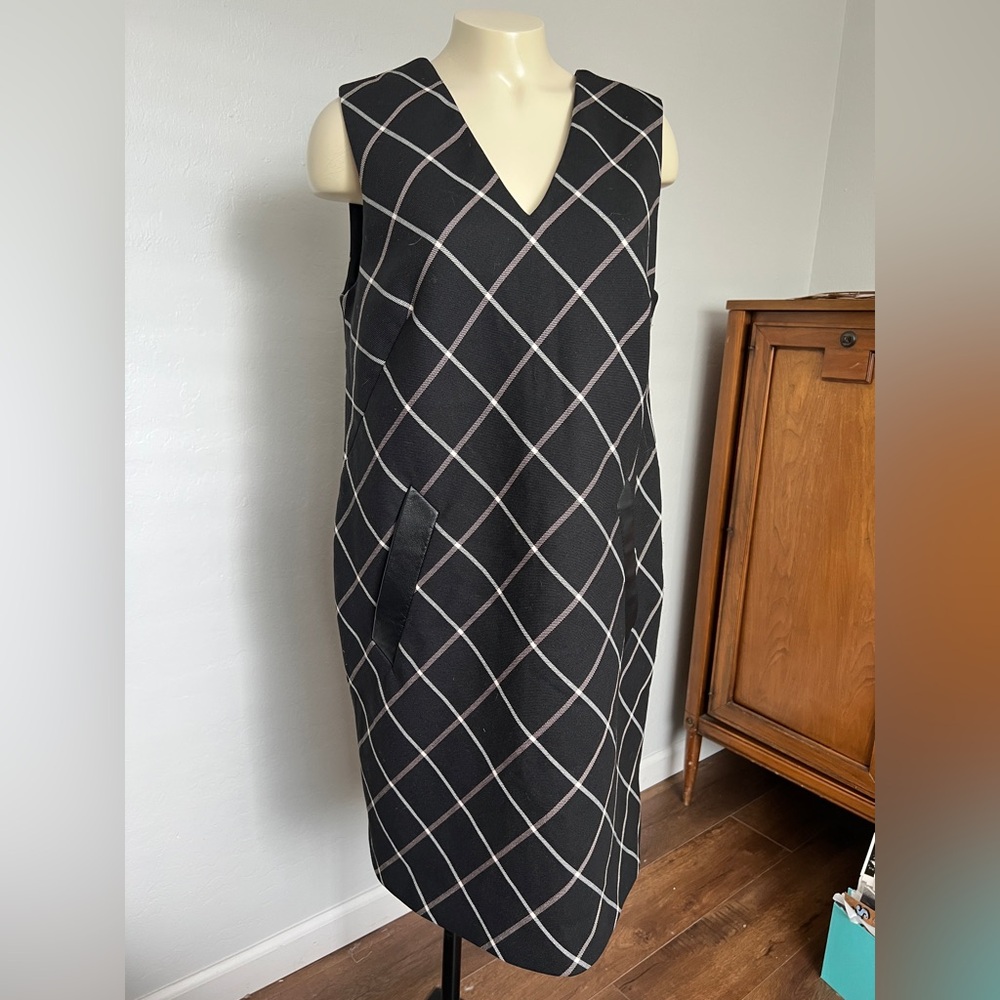 NWT Rag & Bone Phoebe Windowpane Shift Dress